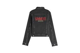 Featuring the word 'sinners', the line includes a selection of sweatshirts, hooded sweatshirts, denim. Balenciaga Release Sinners Capsule Collection Pause Online Men S Fashion Street Style Fashion News Streetwear