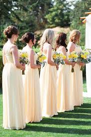 Yellow is a color that is full of cheer and lovely for spring, summer, and fall weddings. Blue And Yellow Bridesmaid Dresses Off 57 Www Usushimd Com