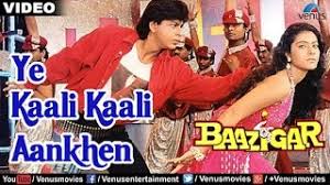 Ye Kaali Kaali Aankhen Full Video Song Baazigar Shahrukh Khan Kajol Kumar Sanu Youtube Baazigar (combatant) adalah sebuah film thriller kejahatan bollywood 1993 yang disutradarai oleh abbas mustan, film tersebut merupakan film thriller kontemporer tentang seorang pria muda yang berhenti ketika tidak mendapatkan apa yang ia inginkan. ye kaali kaali aankhen full video song