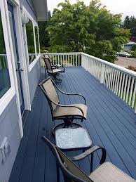 After We Did This Project About A Year And A Half Ago The Behr Deck Over Product Is Holding Up Well The Only Place It Chi Colorful Patio Patio Painted Patio