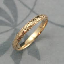 Orange Blossom Ring 14k Gold Renaissance Band Women S Wedding Ring Antique Style Band Vintage Style Ring Milgrain Edge Patterned Ring Vintage Style Rings Wedding Rings Vintage Antique Wedding Rings