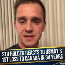 Stu Holden reacts to USA's loss to Canada