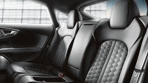Valcona Leather With Honeycomb Stitching Adorns The Seats Of The Rs 7 While The Four Zone Automatic Climate Control Helps Assur Audi Rs Audi Audi Rs7 Interior
