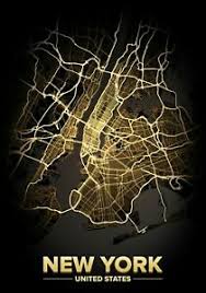 The big apple ,the city that never sleeps and the home to my beloved ny giants (big blue), jets and ny mets. City Lights Poster Print Light Map New York Wandbild Poster Ebay