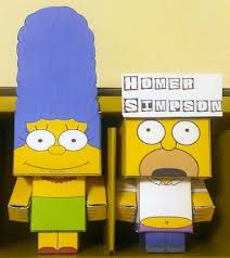 My Learning Journey Simpsons Family Paper Craft Simpson Homer And Marge Paper Crafts