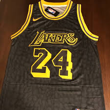 The lakers wore the black mamba city edition jerseys for eight games that season. Nike Other New Kobe Bryant Black Mamba Nike Jersey La Lakers Poshmark