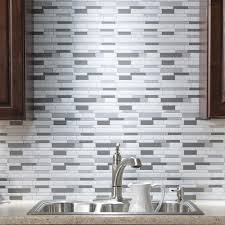 The tiles can be easily cut with a scissors or utility knife. Tack Tile Peel Stick Vinyl Backsplash Tiles 3 Pk At Menards