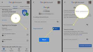 Click on the security on the left side of the google account page and then enter the current password you remember and click next. How To Change The Gmail Password On Your Android Or Iphone
