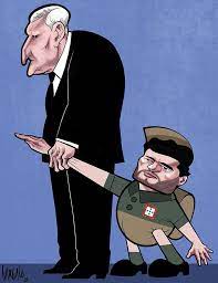 André ventura diz que o seu partido vai tentar acabar com o casamento gay, com as pessoas mais partido de direita criado por andré ventura. Mocidade Portuguesa Cartoon De Vasco Gargalo D Pres Joao Abel Manta Salazar E Andre Ventura 2020 Portugal Arquipelagos