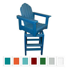 Miramar Adirondack Swivel Bar Stool Made By Lakeland Outdoor Furniture Love That This Swivels Outdoor Bar Stools Bar Stools Swivel Bar Stools