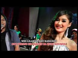 Sepenggal lirik dari salah satu lagu seniman asli kota. Tresno Waranggono Chord