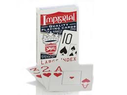 Well, if the first two don't apply to you, then the third one does. Large Face Playing Cards Gopher Sport