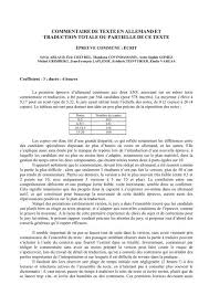 Commentaire De Texte En Allemand Et Traduction Totale