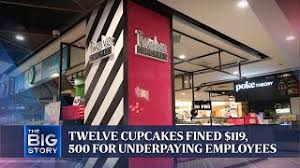 The court heard that teo had been negligent in the matter. Twelve Cupcakes Fined 119 500 Over Multiple Counts Of Underpaying Its Employees Courts Crime News Top Stories The Straits Times