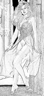 1985 Kathy Ann Shower May 1985 Black And White Illustration Adult Coloring Books Coloring Books