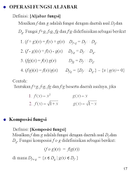 Maybe you would like to learn more about one of these? Contoh Soal Operasi Fungsi Kalkulus