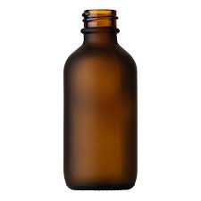 Download 2 Oz Glass Boston Round Bottle 19 63 Mm Special Neck Finish Frosted Amber