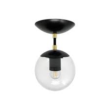 Cap Flush Mount 6 Globe Light Fixture Flush Lighting Mid Century Light Fixtures