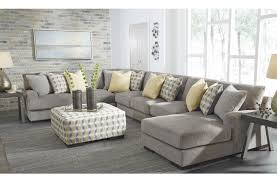 Fallsworth Smoke Raf Large Sectional From Ashley Coleman Furniture Sectional Light Grey Upholstery Furniture