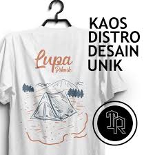 Akan tetapi, saat ini anda bisa memanfaatkan aplikasi desain baju pada smartphone untuk di dalamnya juga terdapat berbagai template yang unik dan siap digunakan. Jual Kaos Desain Unik Kaos Sablon Combed 30s Kaos Pria Kaos Wanita Lupa Piknik Terbaru Juni 2021 Blibli
