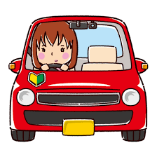 車を運転する女性のイラスト 初心者 イラスト 初心者 イラスト 女性 イラスト