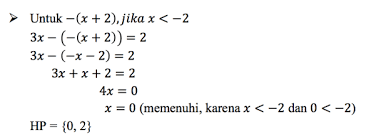 5 soal dan pembahasan penerapan persamaan linear. Persamaan Nilai Mutlak Satu Variabel Matematika
