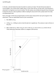 M-203 Static Forces and Moments OBJECTIVE: To check