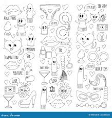 Doodle Humorous Vector Sextoys for Sex Shop, Internet Shop Dildo, Sex.  Love, Passion, Temptation, Video, Porn, Humorous Stock Vector -  Illustration of cocktail, berry: 90612076