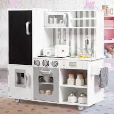 White Kids Kitchen Playset Cooking Toys In 2020 Cooking Toys Kitchen Sets For Kids Kids Kitchen