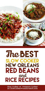 Red Beans And Rice Are The Perfect Meal To Make In The Slow Cooker And Here Red Beans And Rice Recipe Crockpot Red Bean Crockpot Recipe Beans Recipe Crockpot