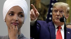 Trump to IIhan Omar: Apologize for "abandoning" Somalia