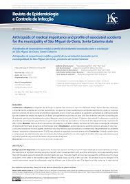 Io, invece, sono spesso qui in vacanza o per lavoro. Pdf Arthropods Of Medical Importance And Profile Of Associated Accidents For The Municipality Of Sao Miguel Do Oeste Santa Catarina State