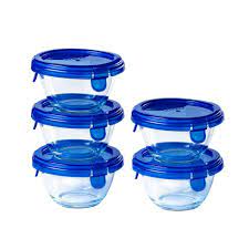 Set Of 5 Cook Go Glass Mini Bowls