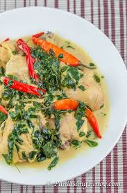 Spicy Chicken In Coconut Milk Ginataang Manok Panlasang Pinoy Recipe Coconut Milk Chicken Ginataang Manok Recipe Spicy Chicken