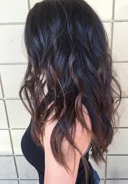 Find the perfect long wavy hair stock photos and editorial news pictures from getty images. Picture Of Black Wavy Hair With Red Balayage Looks Very Sexy