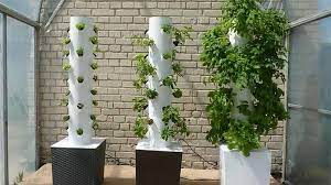 Barb connector, end cap and elbow joint. How To Build Your Own Hydroponic Tower Garden