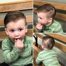 Toddler Boy S First Haircut Boys First Haircut Baby Boy Haircuts Baby Boy First Haircut