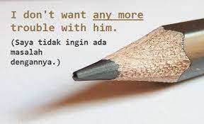 Kita tinggal merubah object menjadi subject dan yang aslinya subject dipindah menjadi object. Any More Anymore Pengertian Dan Contoh Kalimat Bahasa Inggris