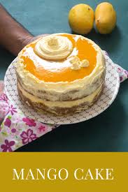 Mango Cake With Cream And Mango Glaze Cooking With Sapana Recipe In 2020 Mango Cake Food Cake Recipes