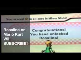 Easiest way to unlock rosalina in mario kart wii. How To Unlock Rosalina Mario Kart Wii Youtube