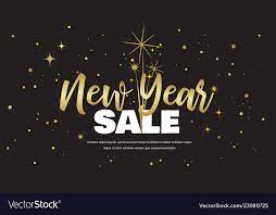New Year Sale Near Me Happy New Year Sale Royalty Free Vector Image Vectorstock