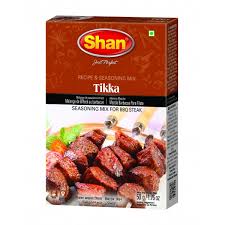 Easy and much better than indian restaurants. Shan Tikka Bbq Spice Store