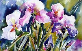 We hope you enjoy our growing collection of hd images to use as a background or home screen for your. Hd Wallpaper Purple Iris Flower Painting Flowers Watercolor Irises Nature Wallpaper Flare Flower Painting Painting Abstract Painting