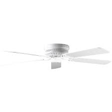 A chandelier ceiling fan adds function and glamourous style; Concord Hugger 52 In White Indoor Flush Mount Ceiling Fan 5 Blade In The Ceiling Fans Department At Lowes Com