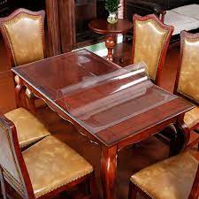 Protect your tables and surfaces from scratches and spills with a made to measure plastic table protector from the plastic people. Buy Table Protector Kitchen Dining Room Wood Furniture Cover Clear Plastic Tablecloth Cover Mat Wipeable Easy To Clean Wooden Desk Protective Pad Pvc Vinyl Coffee Side Tabletop Protection 24 48 Inch Online