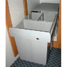 Lovely kitchen island with garbage storage | portable. Wesco 40 Litre Triple Kitchen Bin W40t Organise At The Storage Shop