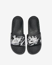 Black And Gold Nike Slides Womens Nike Benassi Jdi Women S Sandal Nike Com Nike Benassi Nike Benassi Slides Womens Sandals