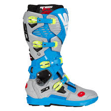 Sidi Mx Boots Crossfire 3 Srs Light Blue Ash