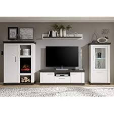 Sideboard hangend wandmontage lowboard tv eiche 8 3000. Wohnwand Mit Elektrokamin Lyon Fire Pinie Weiss Wenge Nachbildung 357x170x38cm Elektrokamin Kamin Sc Wohnen Wohnungseinrichtung Inspiration Elektrokamin