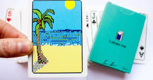 Internet Artist Evan Roth Created This Precious Deck Of Playing Cards Aptly Named Solitaire Exe A Pixel Fo Solitaire Cards Solitaire Card Game Deck Of Cards
